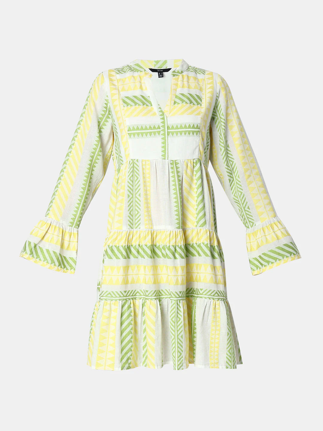 Cream Printed Shift Dress - Image 7