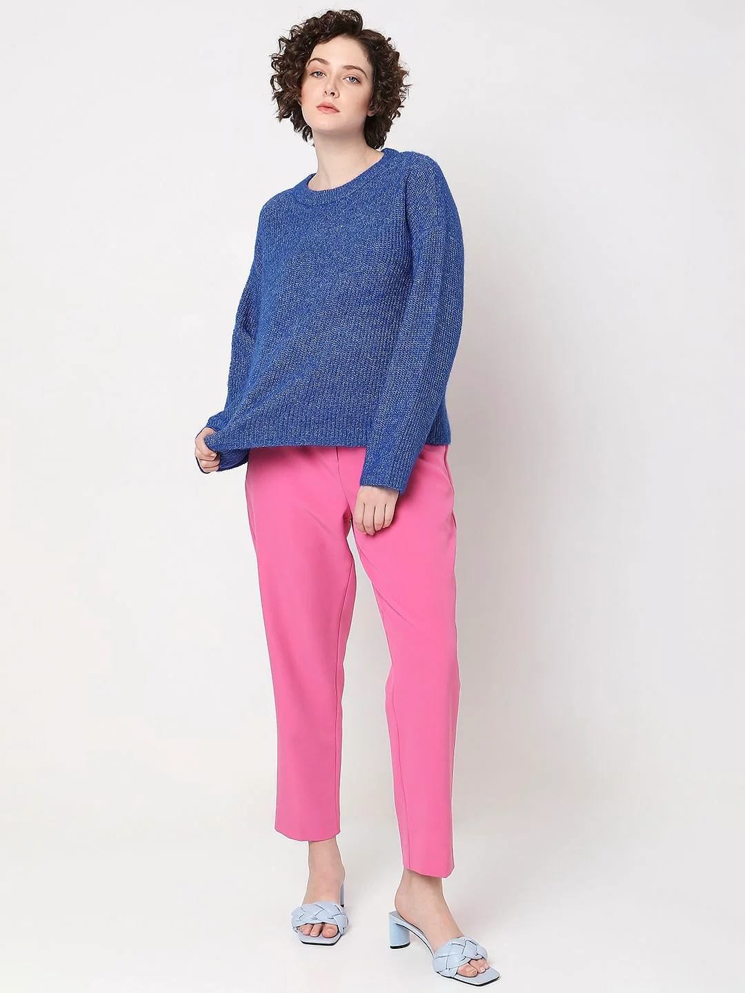 Blue Full Sleeves Pullover - Image 5