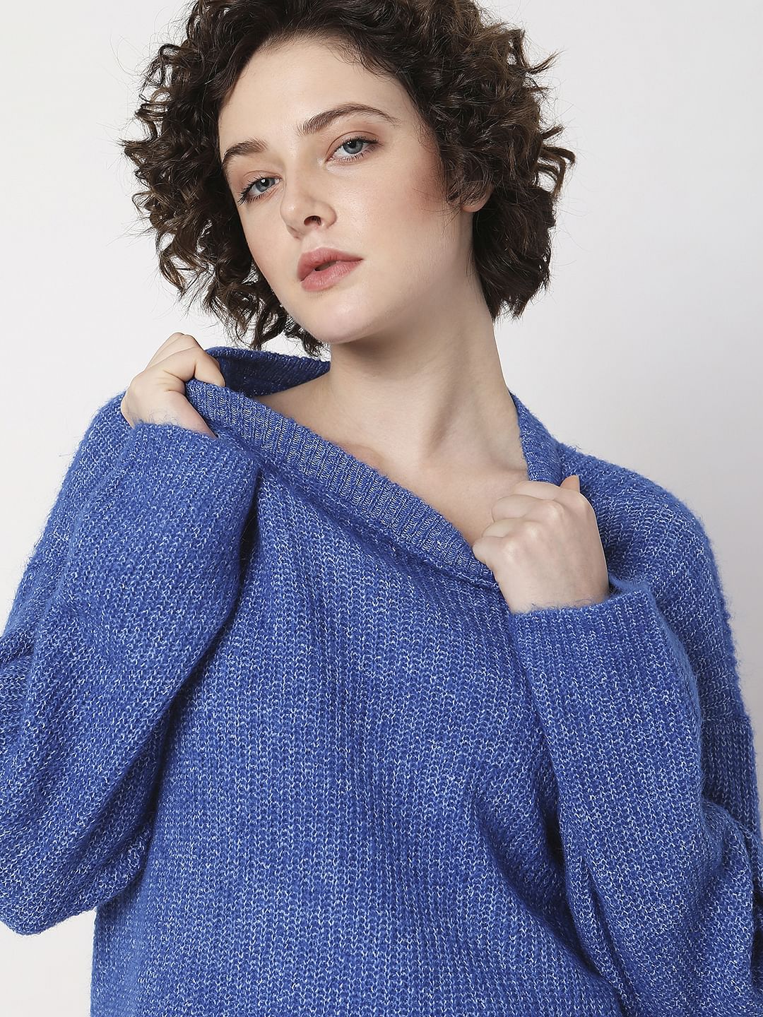 Blue Full Sleeves Pullover - Image 6
