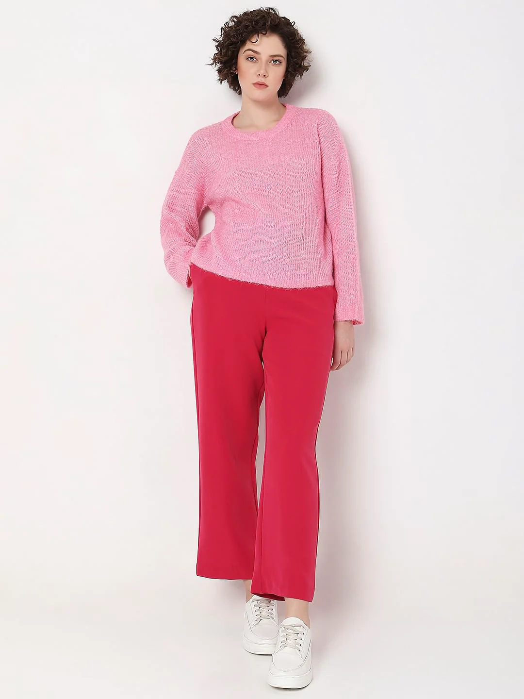 Pink Full Sleeves Pullover - Image 5