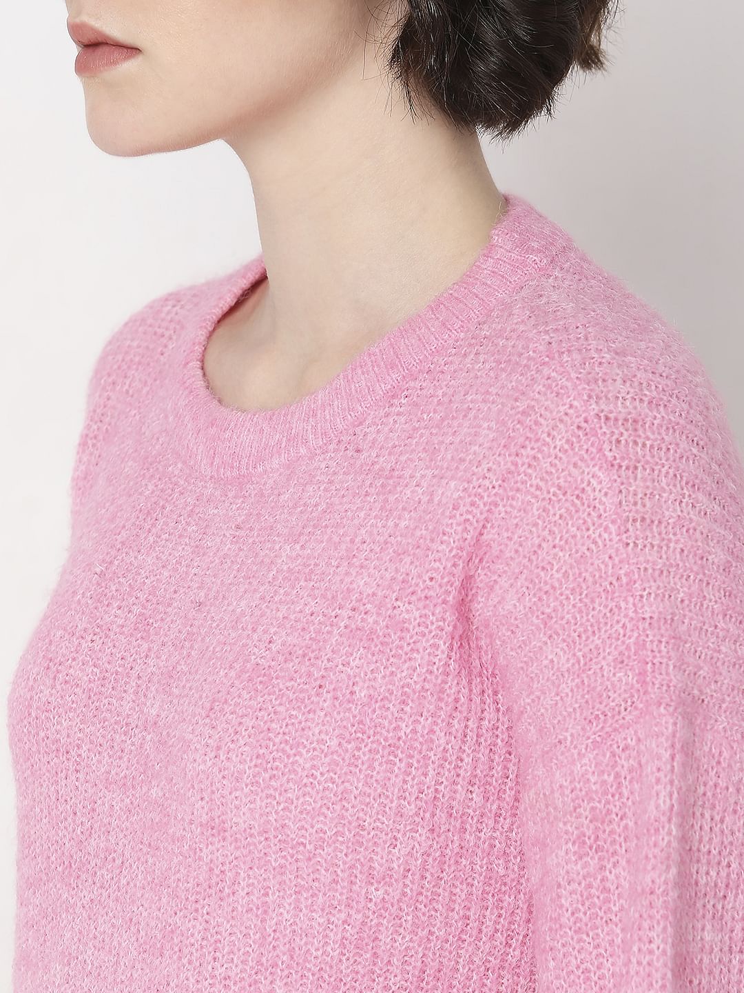 Pink Full Sleeves Pullover - Image 8