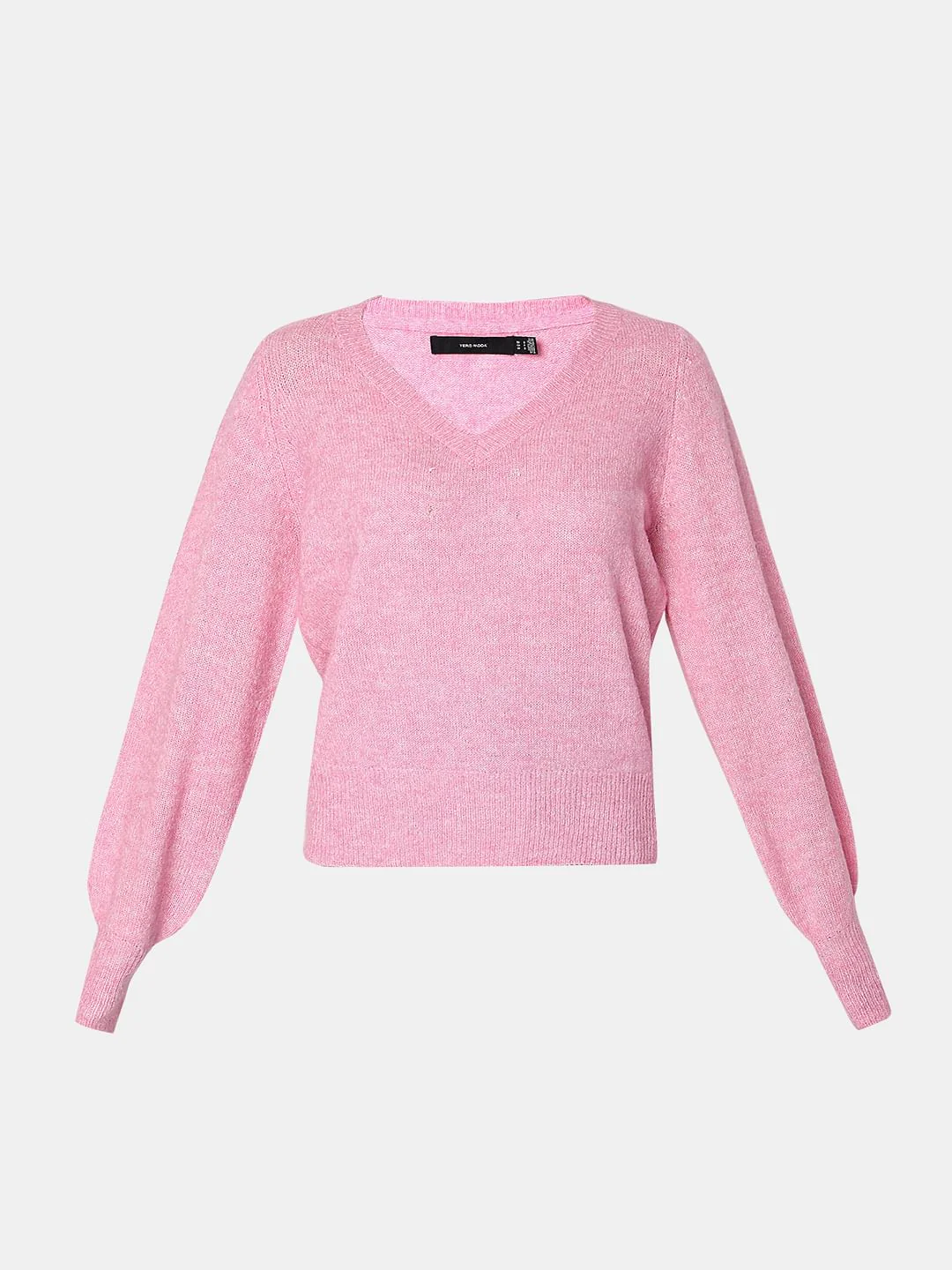 Pink V-Neck Pullover - Image 7
