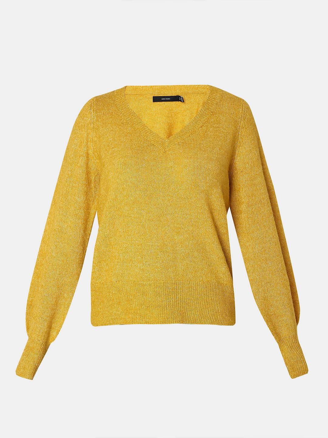 Yellow V-Neck Pullover - Image 7