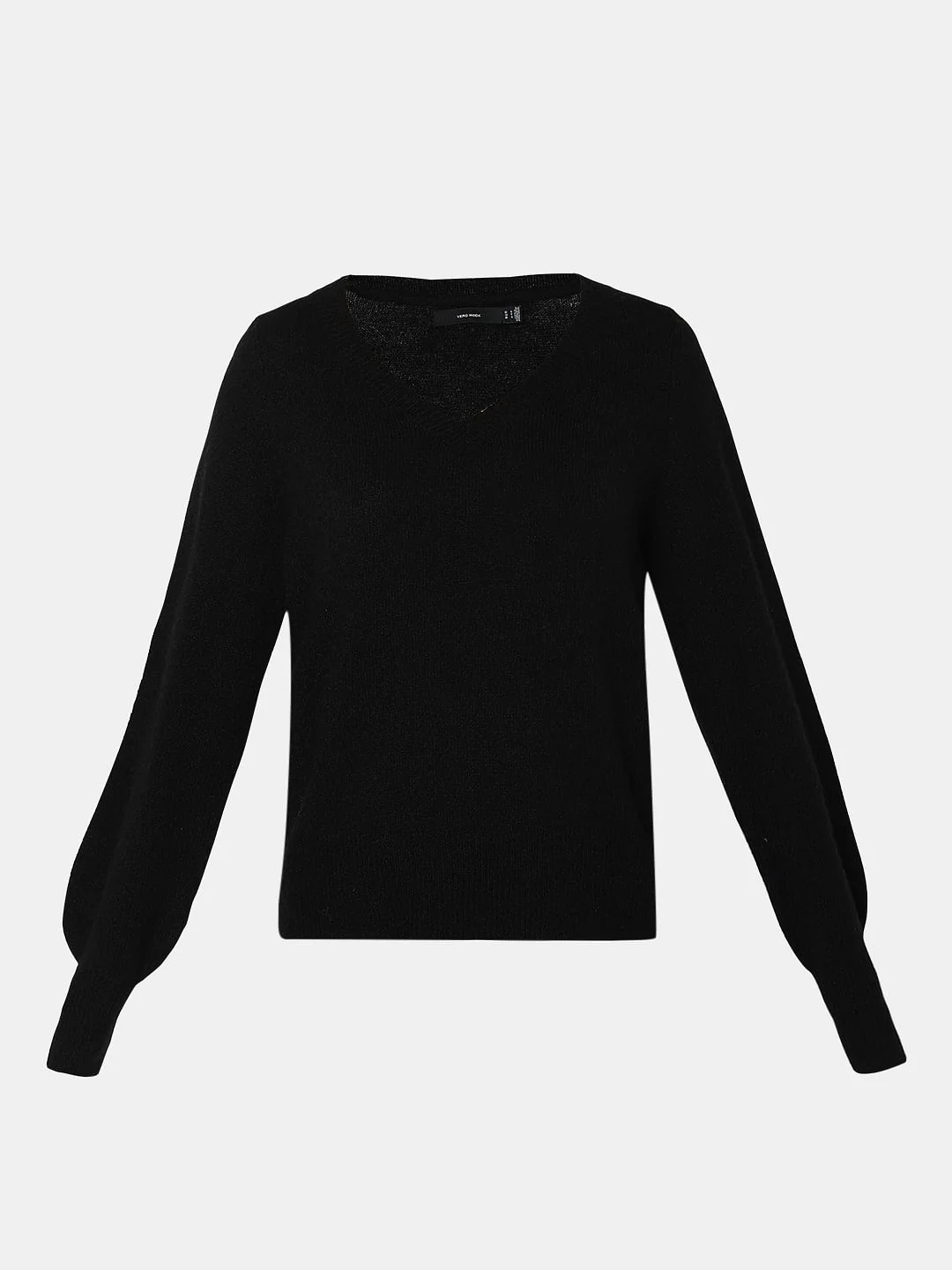Black V-Neck Pullover - Image 7