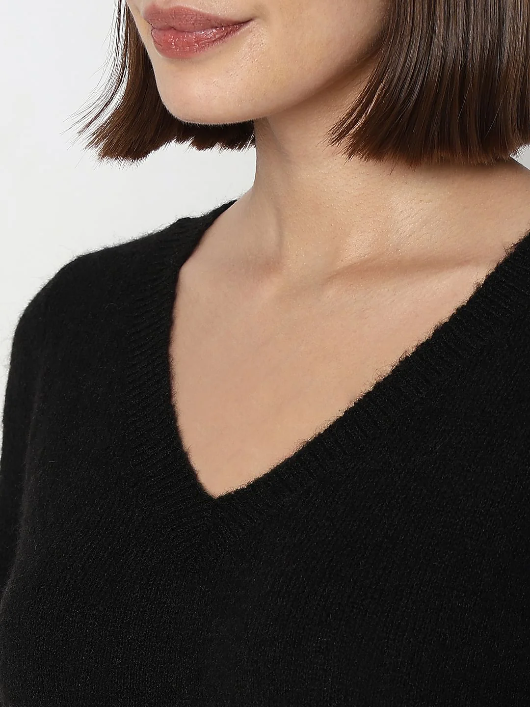 Black V-Neck Pullover - Image 8