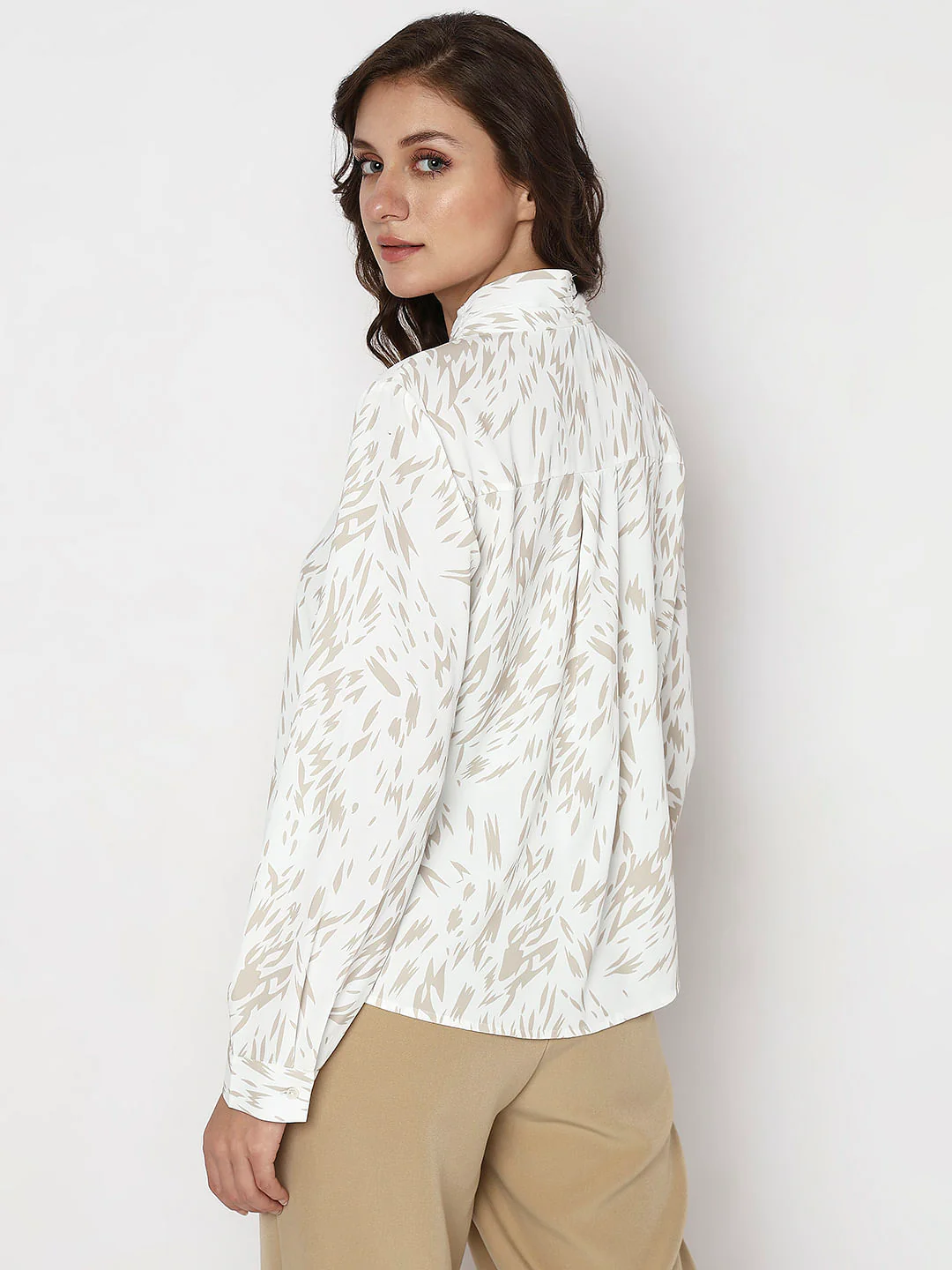 White Printed Top - Image 4