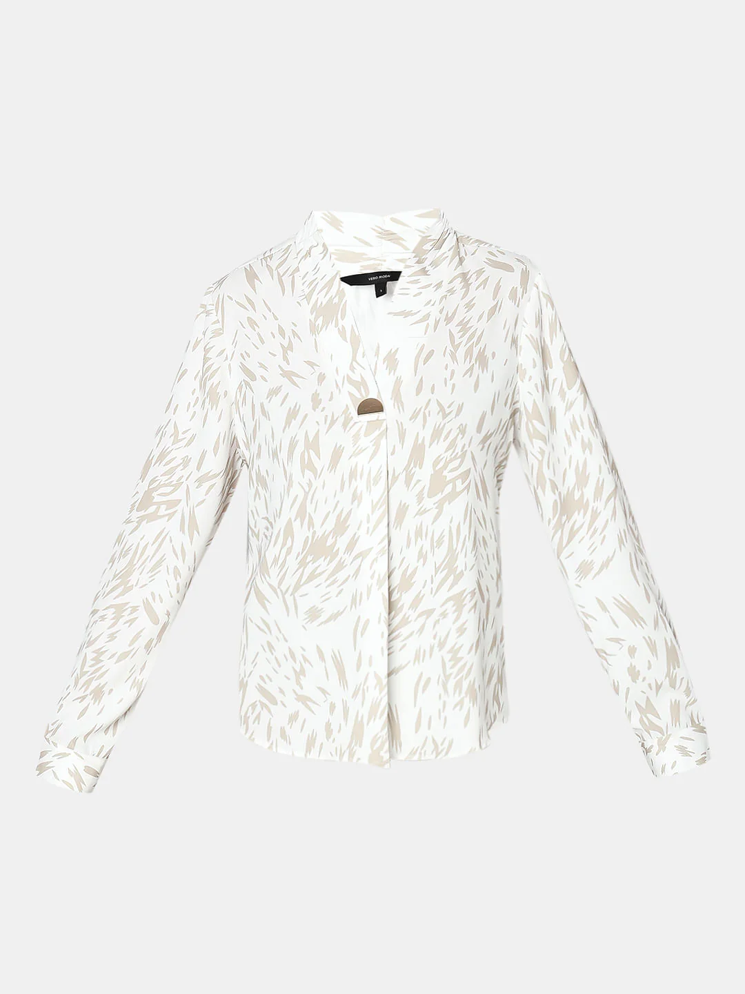 White Printed Top - Image 7