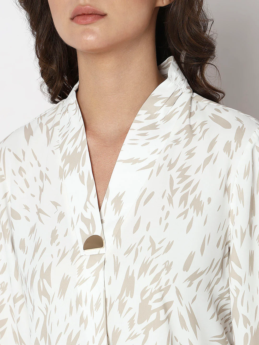 White Printed Top - Image 8