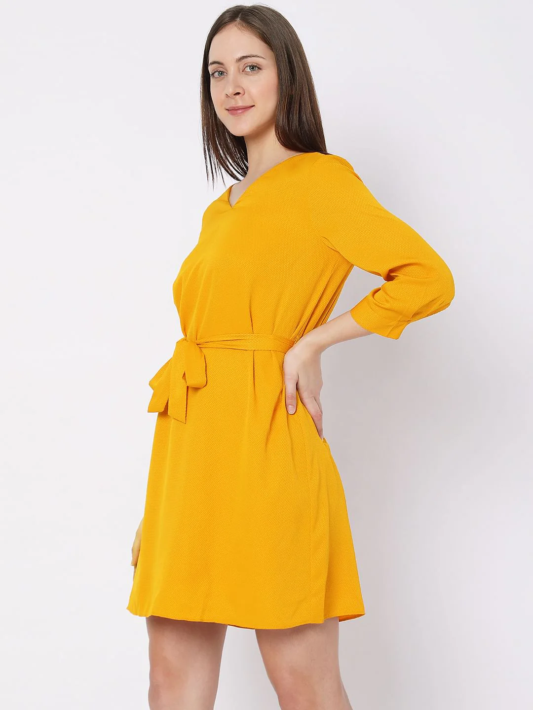 Orange Shift Dress - Image 2