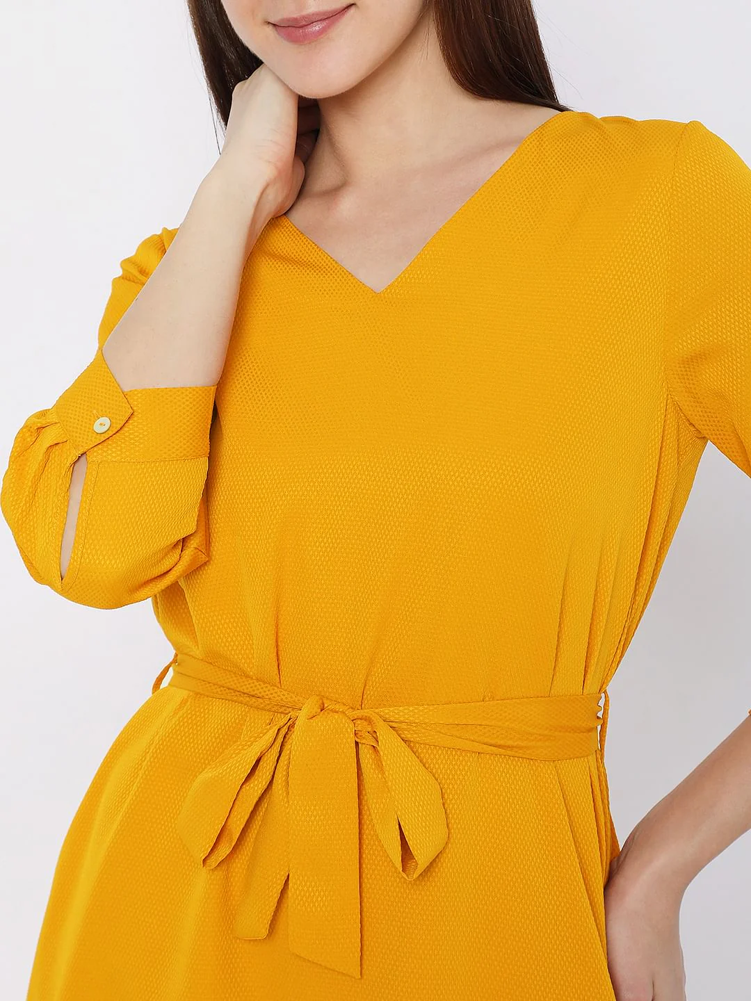 Orange Shift Dress - Image 5