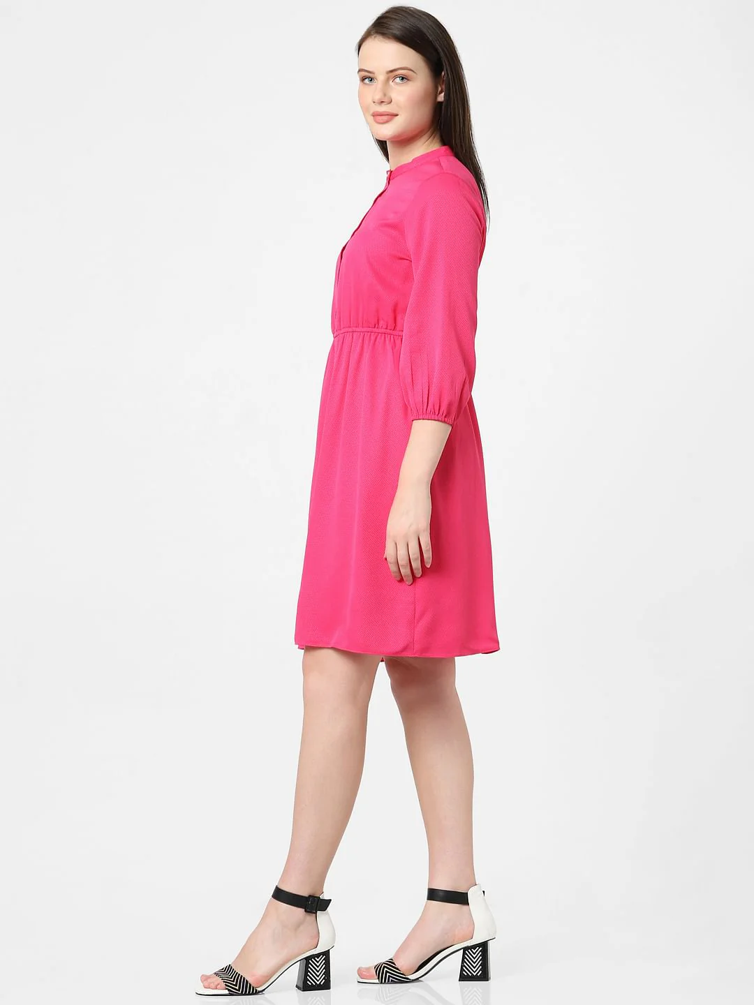 Fuchsia Fit & Flare Dress - Image 2