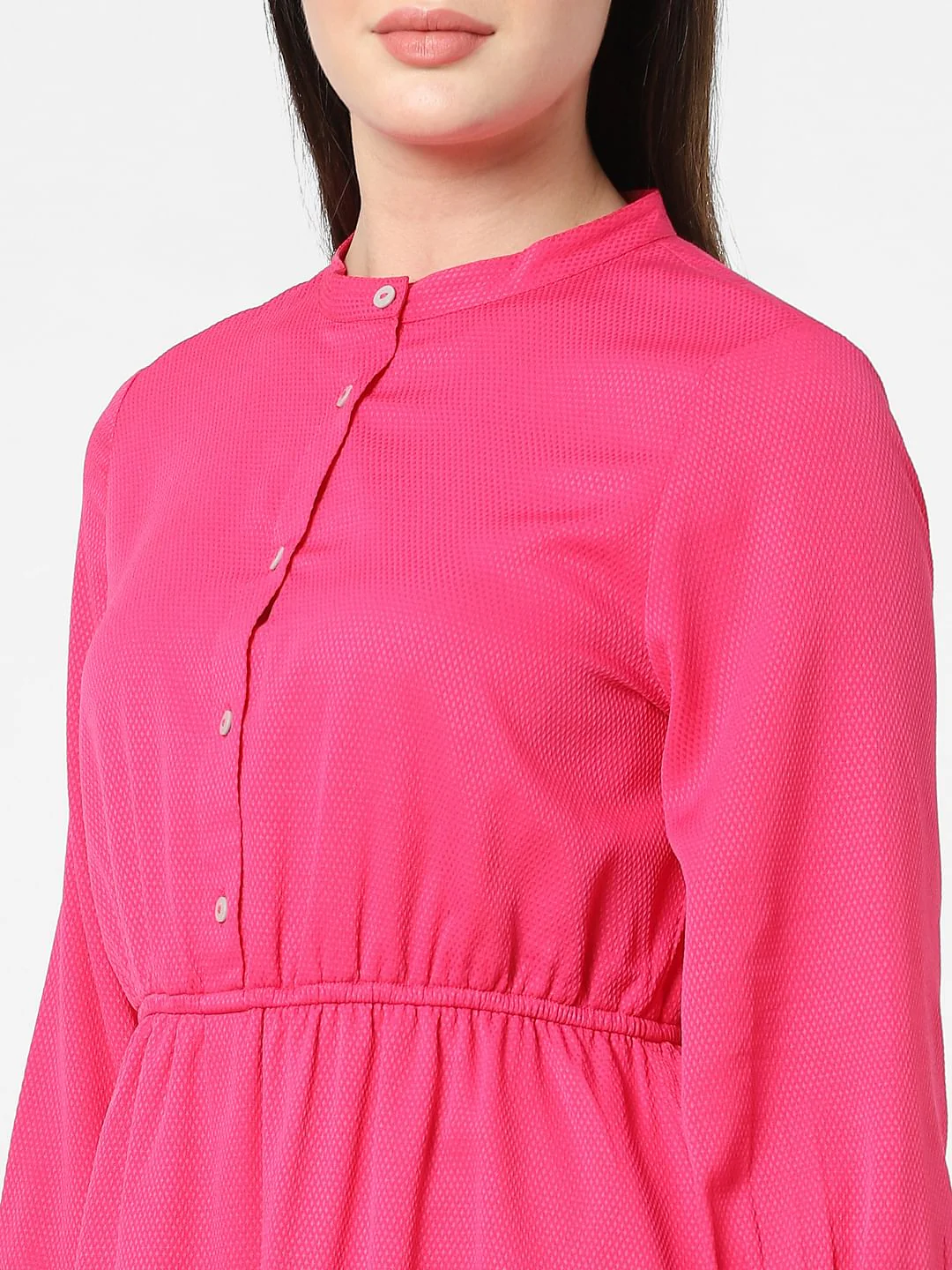Fuchsia Fit & Flare Dress - Image 4