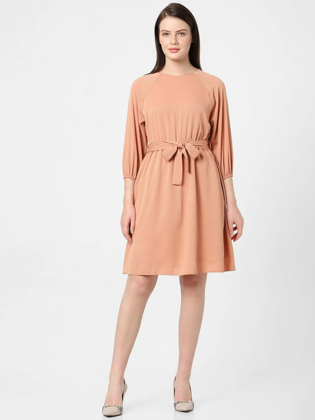 Tan Shift Dress