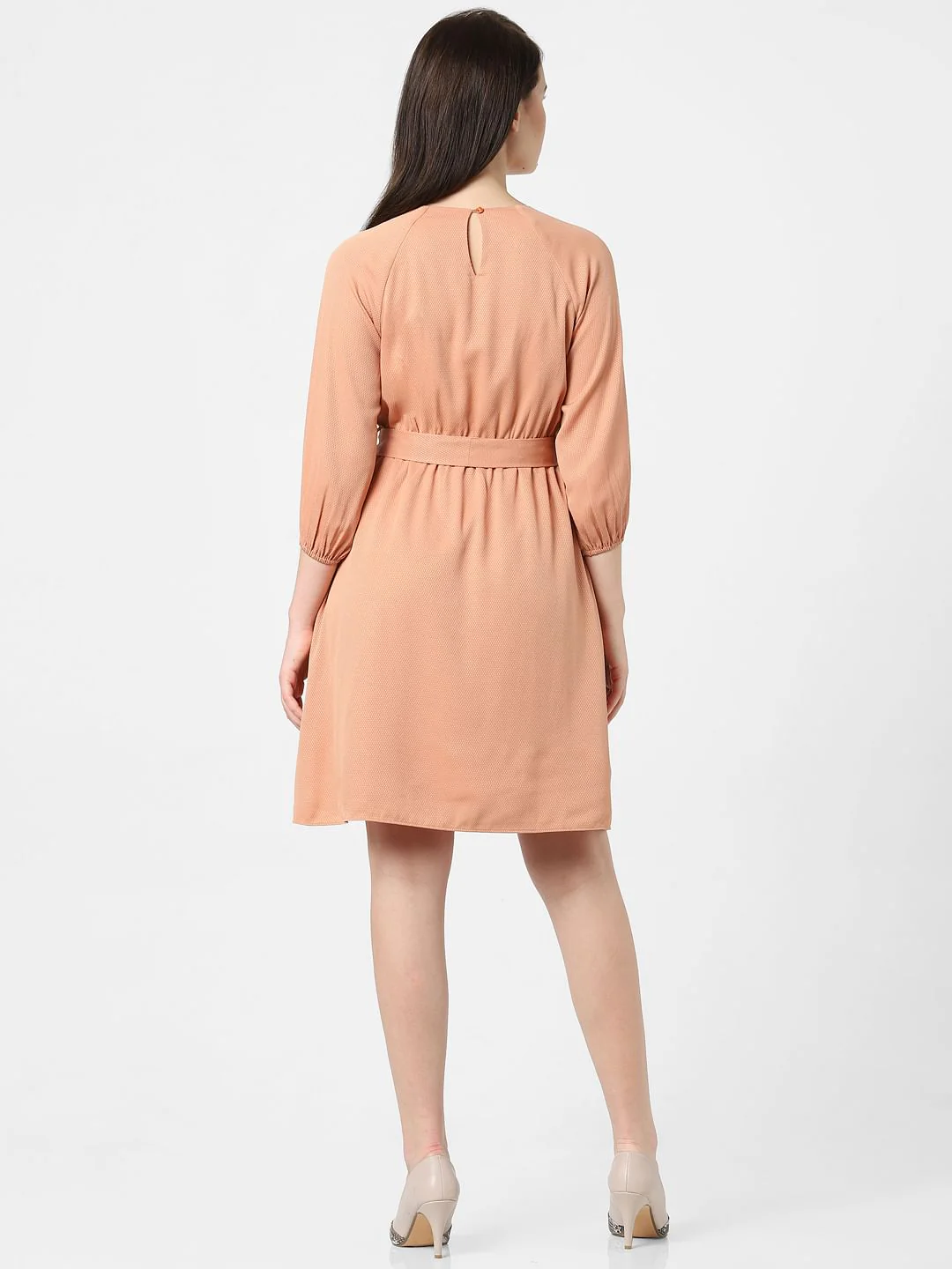 Tan Shift Dress - Image 3