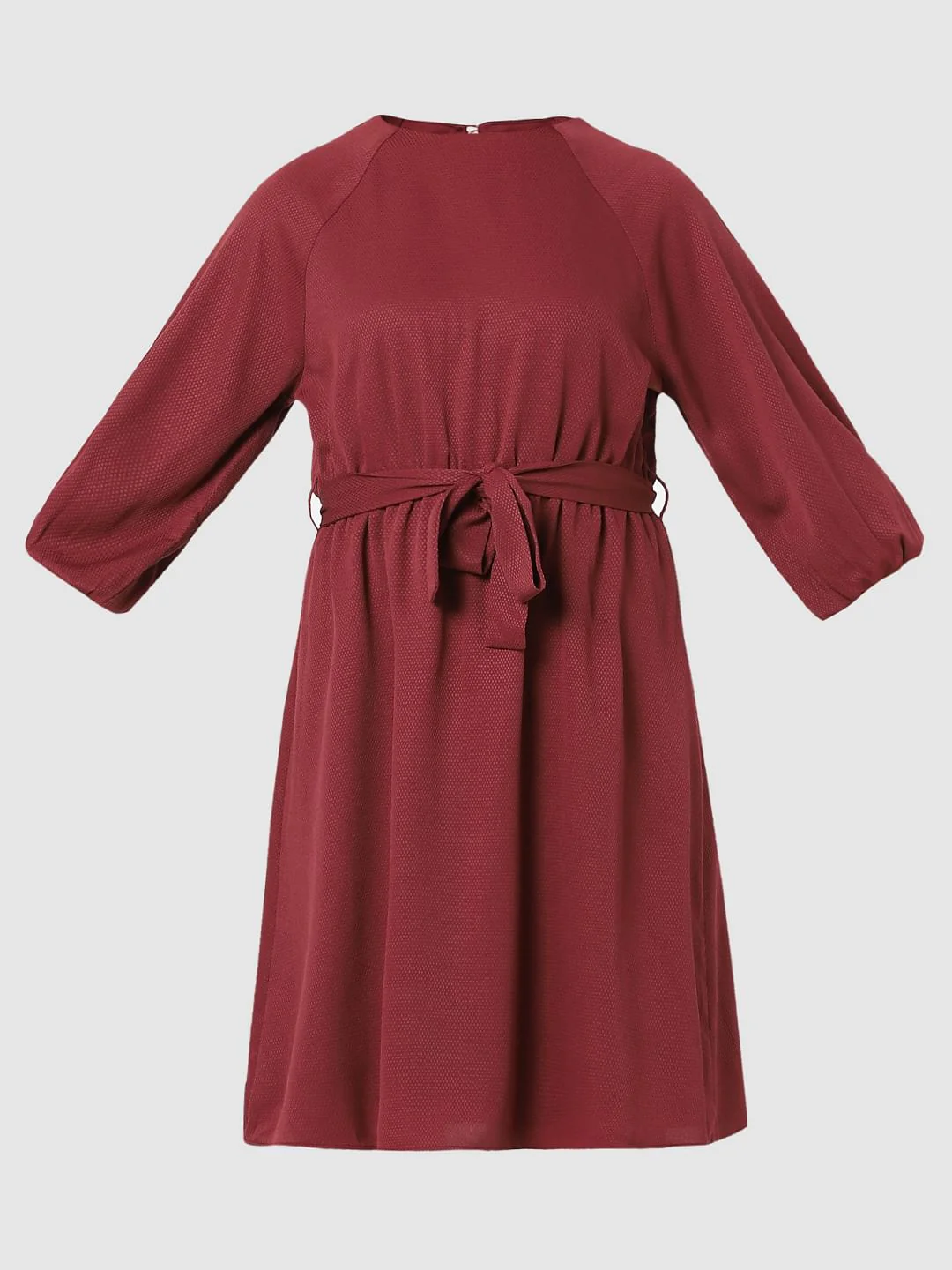 Wine Shift Dress - Image 5