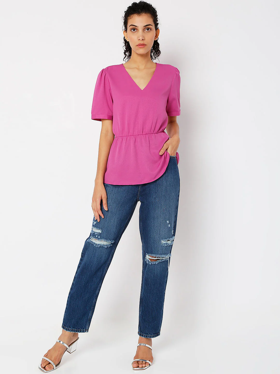Purple Flared Top - Image 4