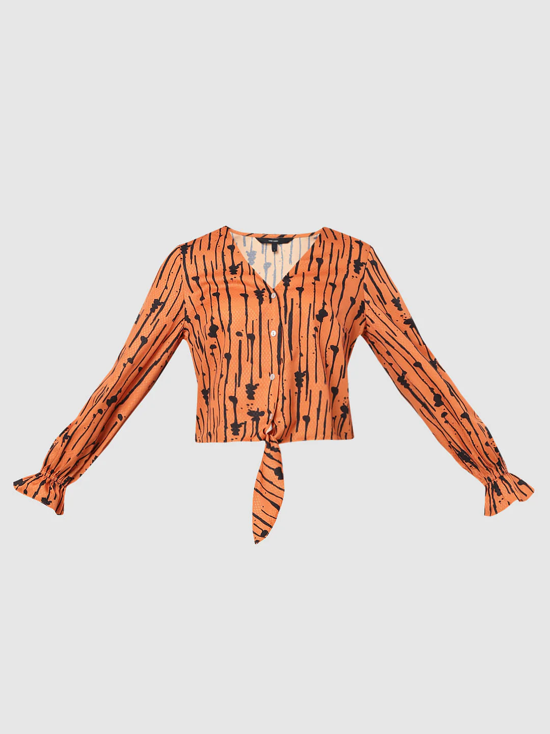 Orange Printed Top - Image 6