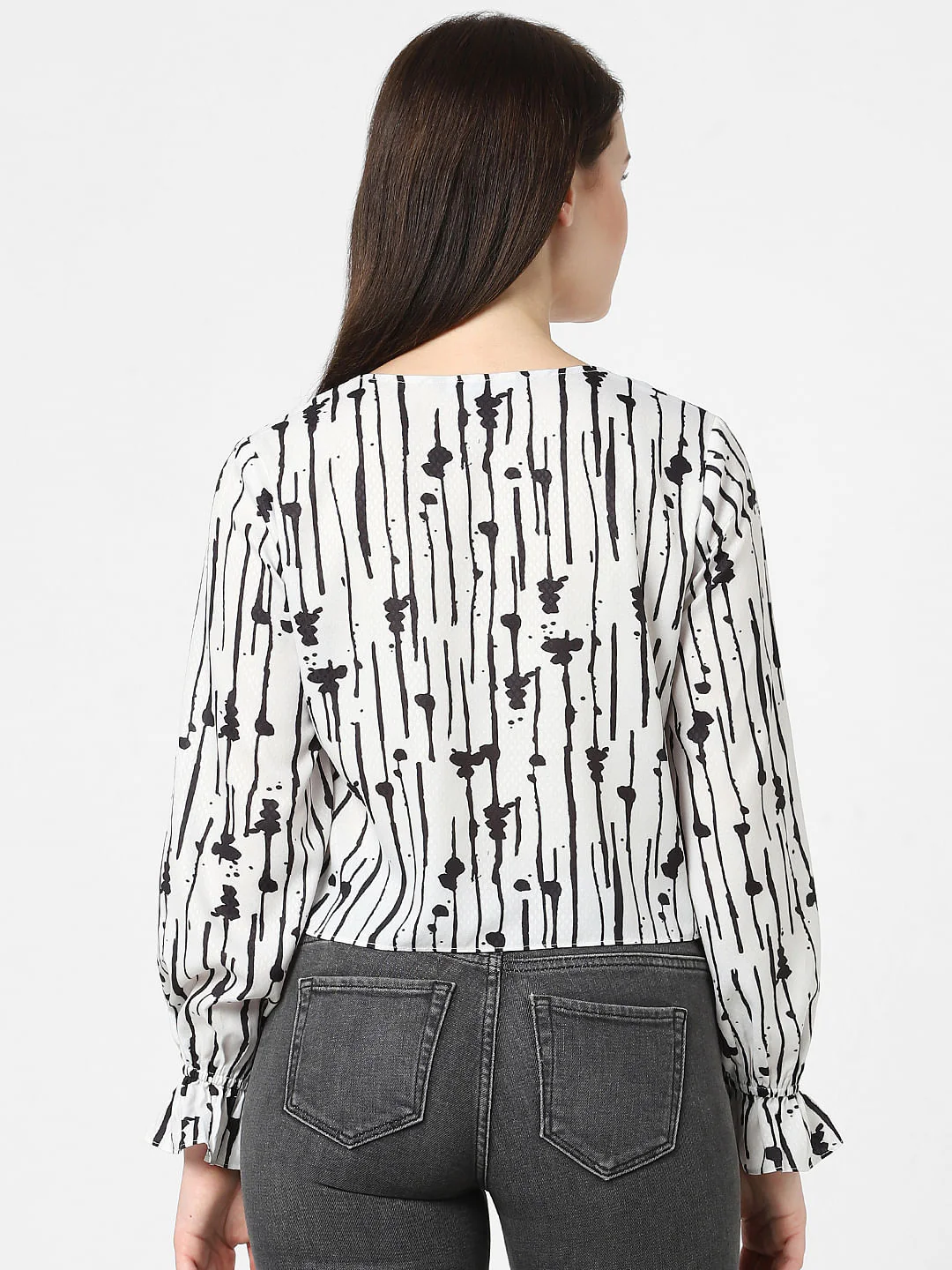 White Printed Top - Image 3