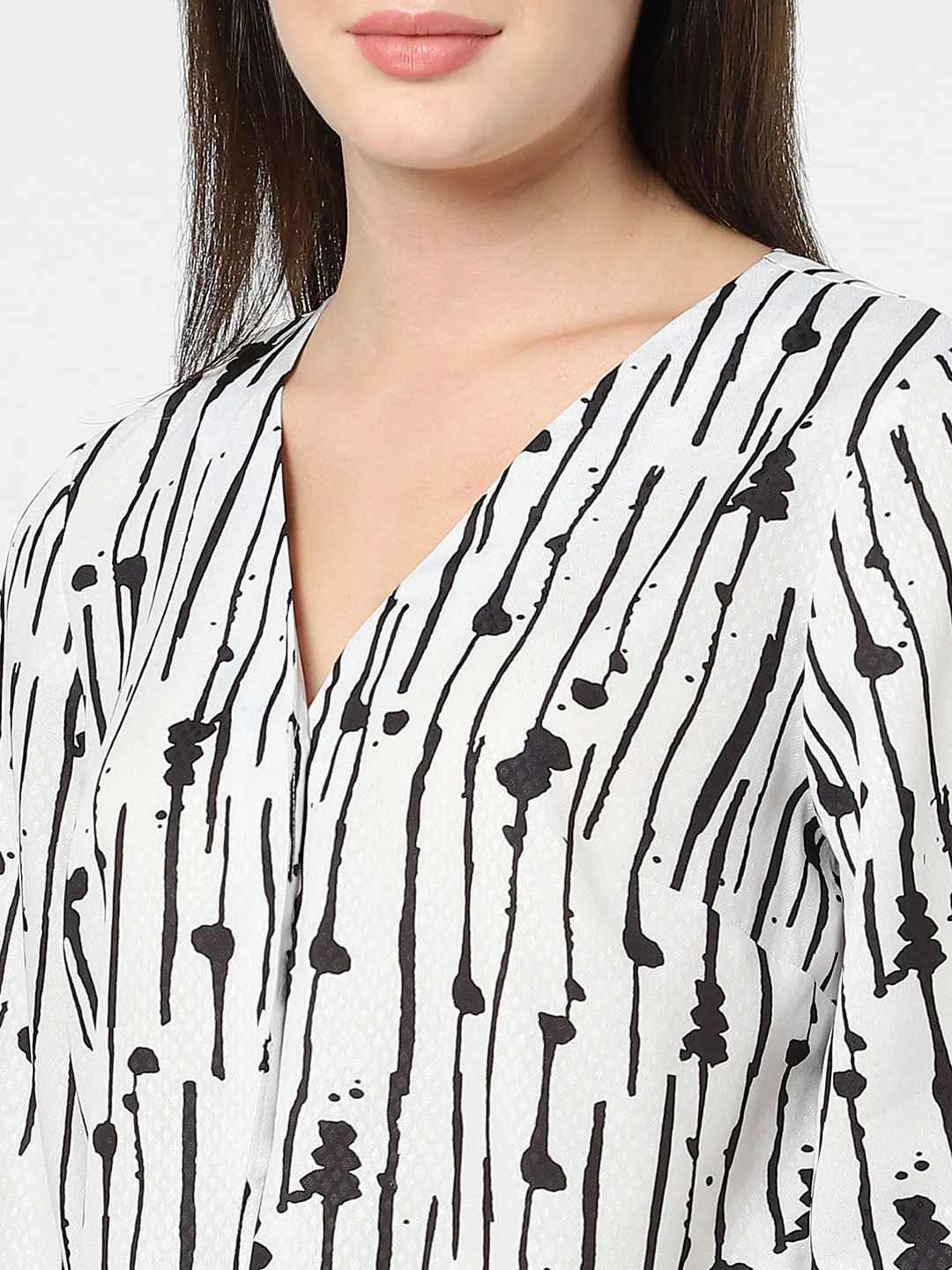 White Printed Top - Image 4