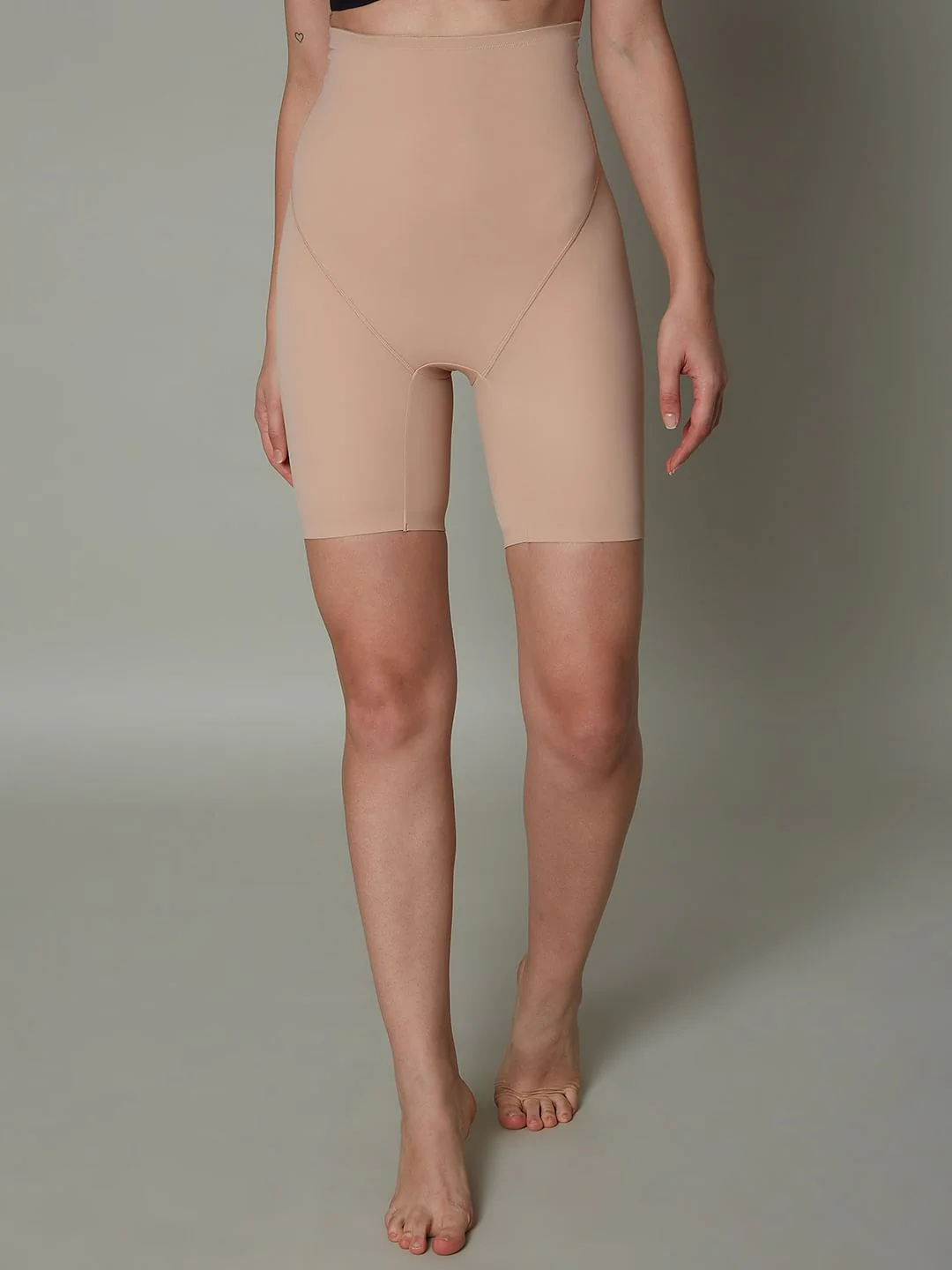 Intimates Beige High Rise Thigh Shaper - Image 2