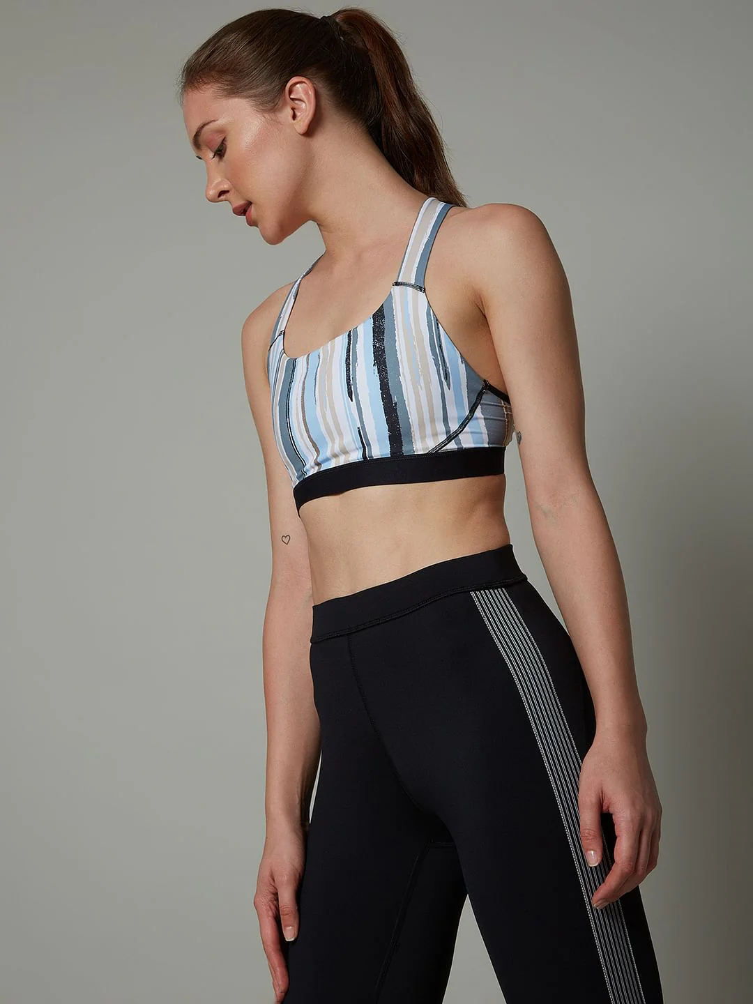 Intimates Blue Printed Sports Bra - Image 3