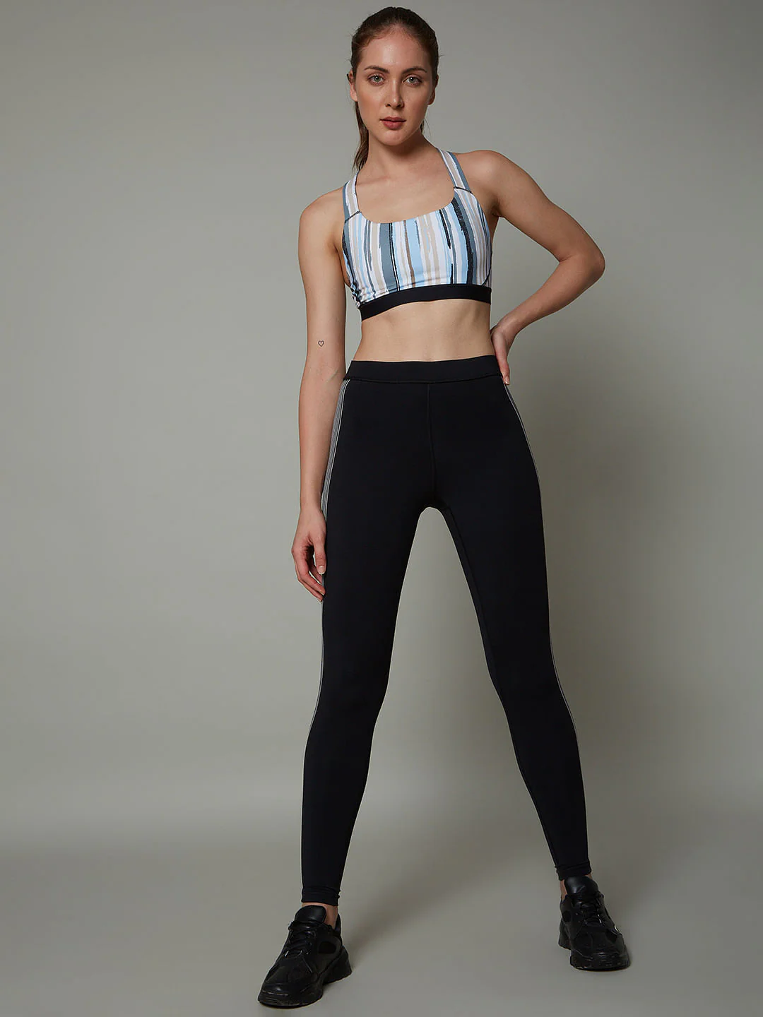 Intimates Blue Printed Sports Bra - Image 5