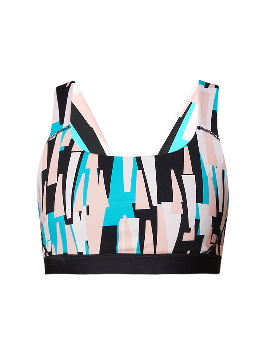 Intimates Pink Colourblocked Sports Bra - Image 7
