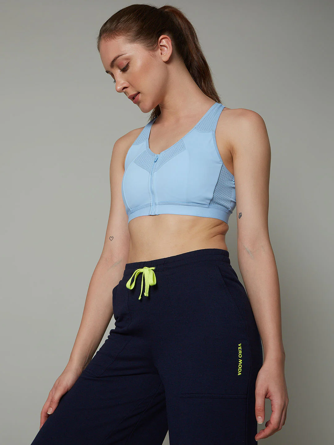Intimates Blue Sports Bra - Image 3