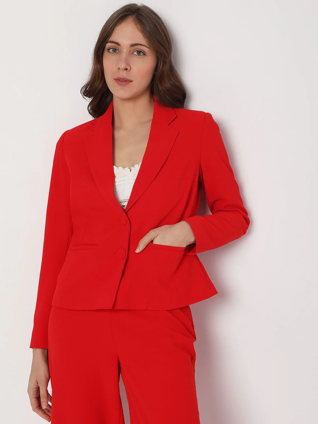 Red Co-Ord Blazer - Image 2