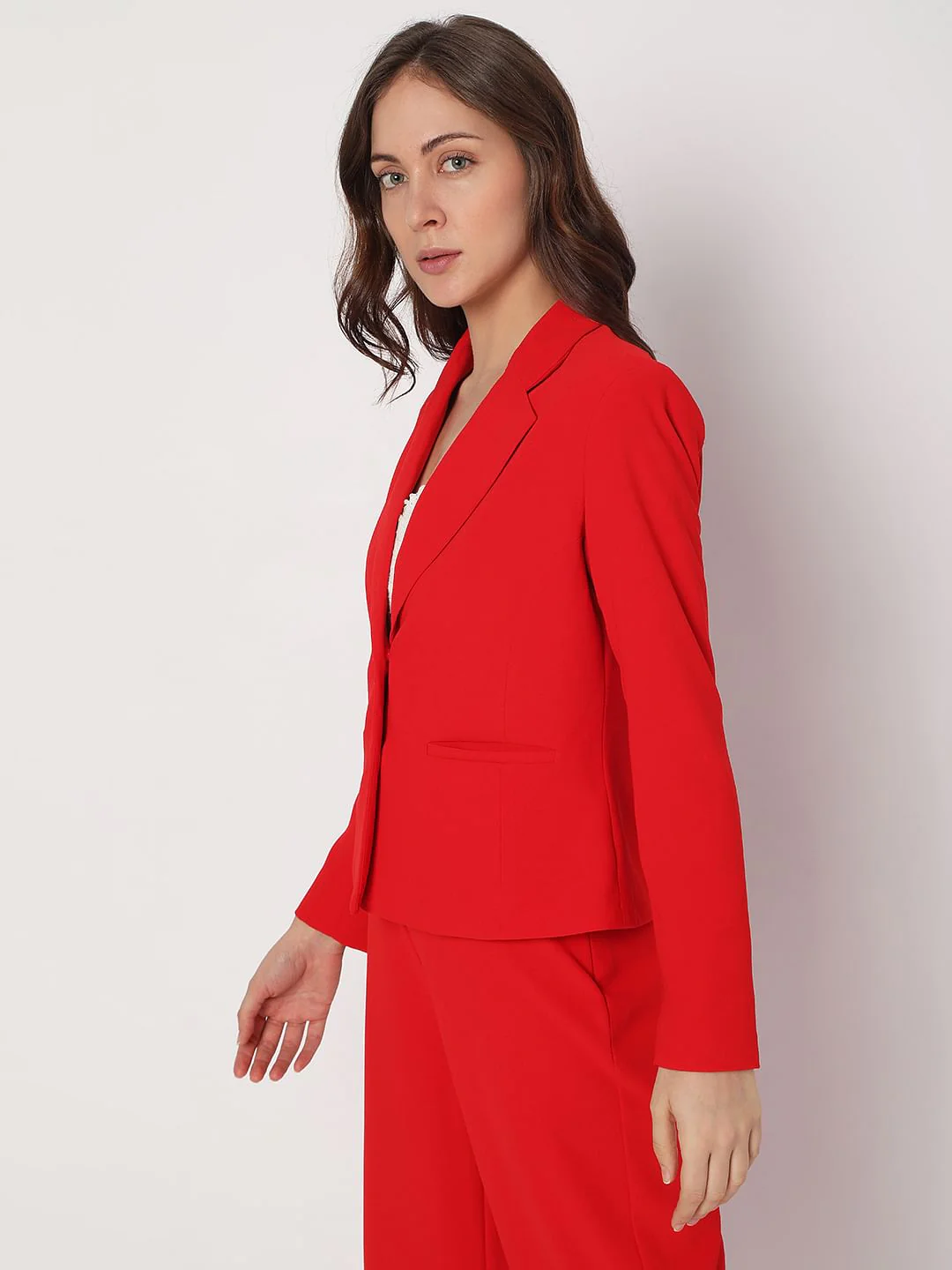 Red Co-Ord Blazer - Image 3