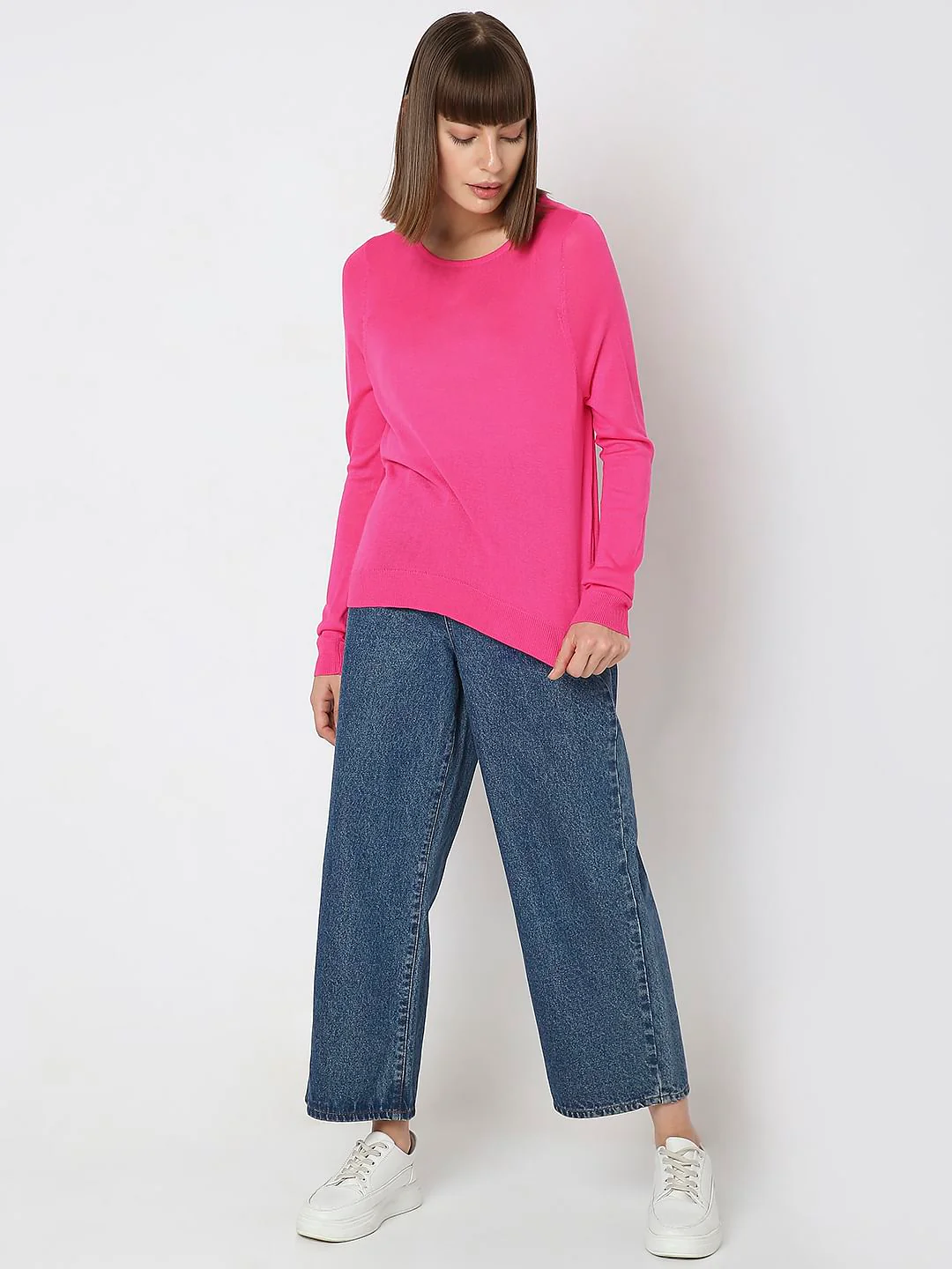 Fuchsia Full Sleeves Pullover - Image 5