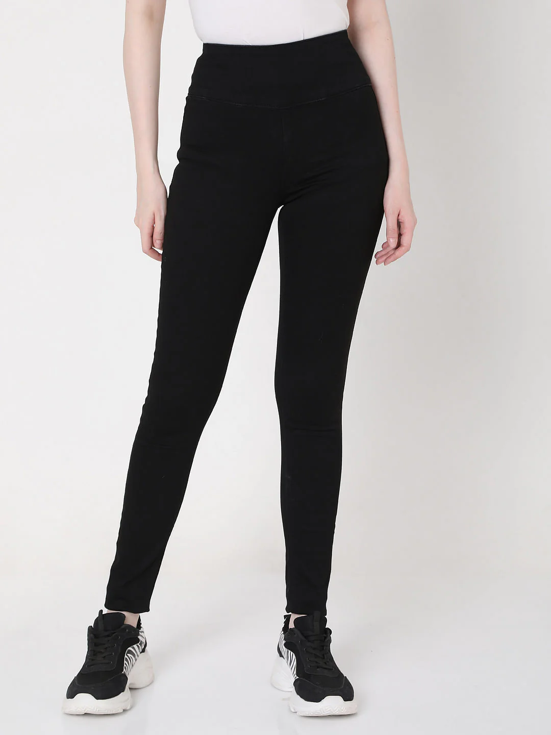 Black High Rise Jeggings - Image 2