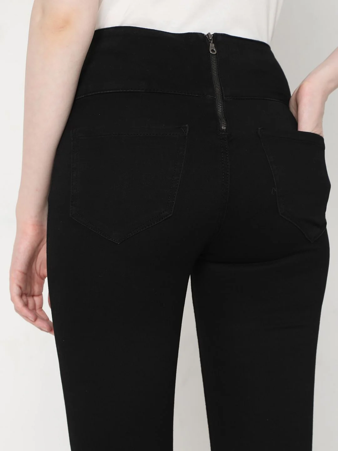 Black High Rise Jeggings - Image 5
