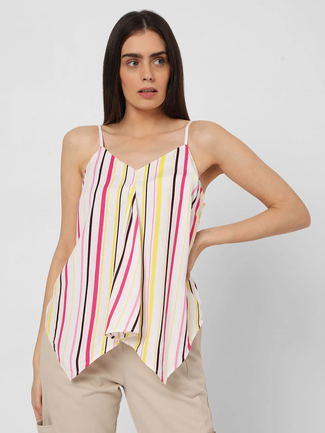 Multi-Coloured Striped Top - Image 2