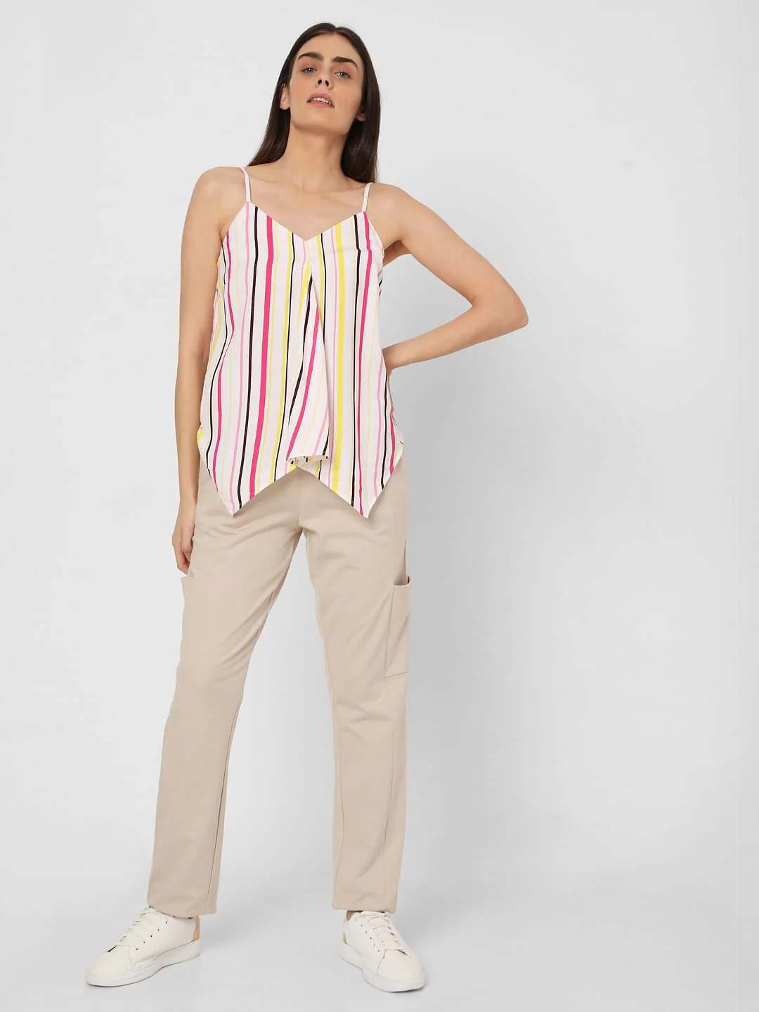 Multi-Coloured Striped Top - Image 5