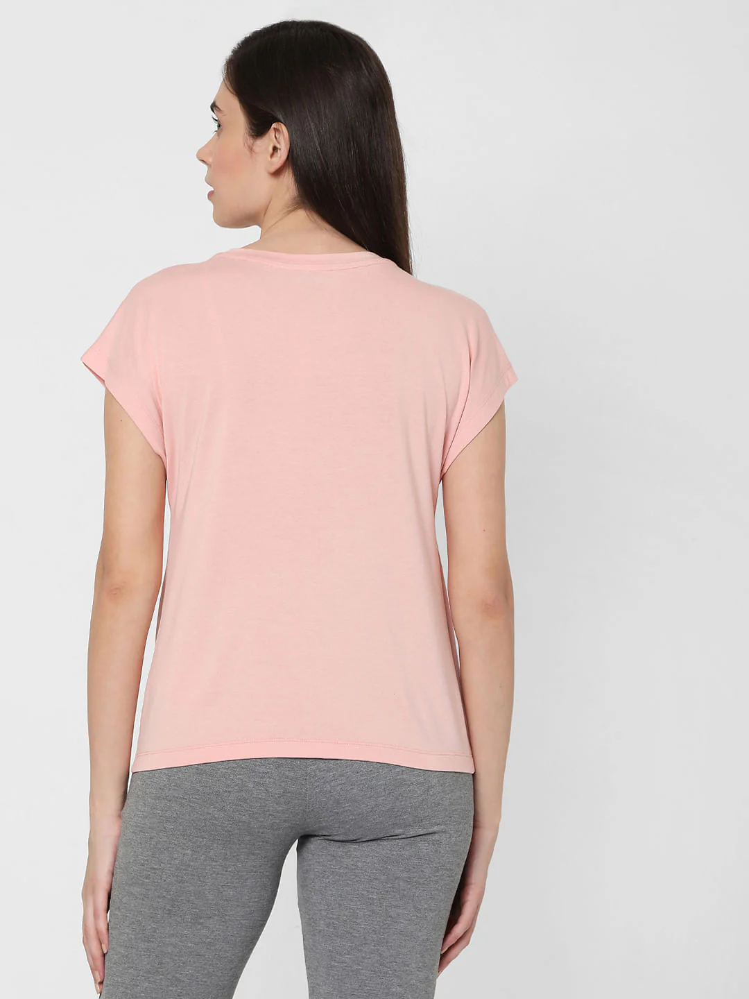 Pink Front Twist Lounge T-Shirt - Image 2