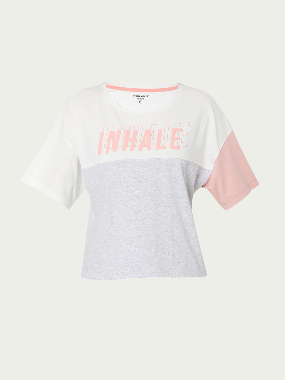 White Colourblocked Lounge T-Shirt - Image 5