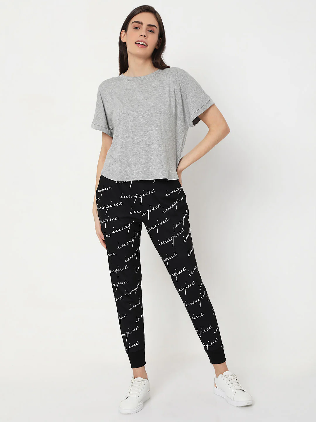 Grey Asymmetric T-Shirt - Image 4
