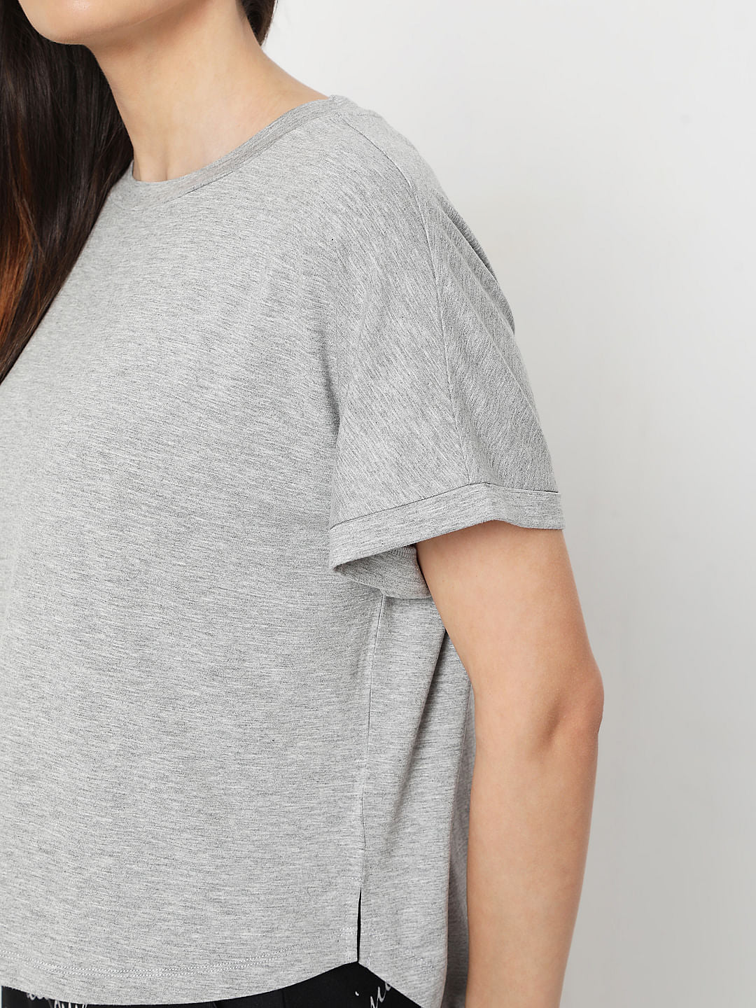 Grey Asymmetric T-Shirt - Image 5