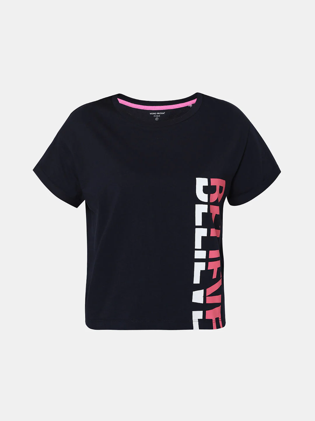 Blue Cropped Lounge T-Shirt - Image 5