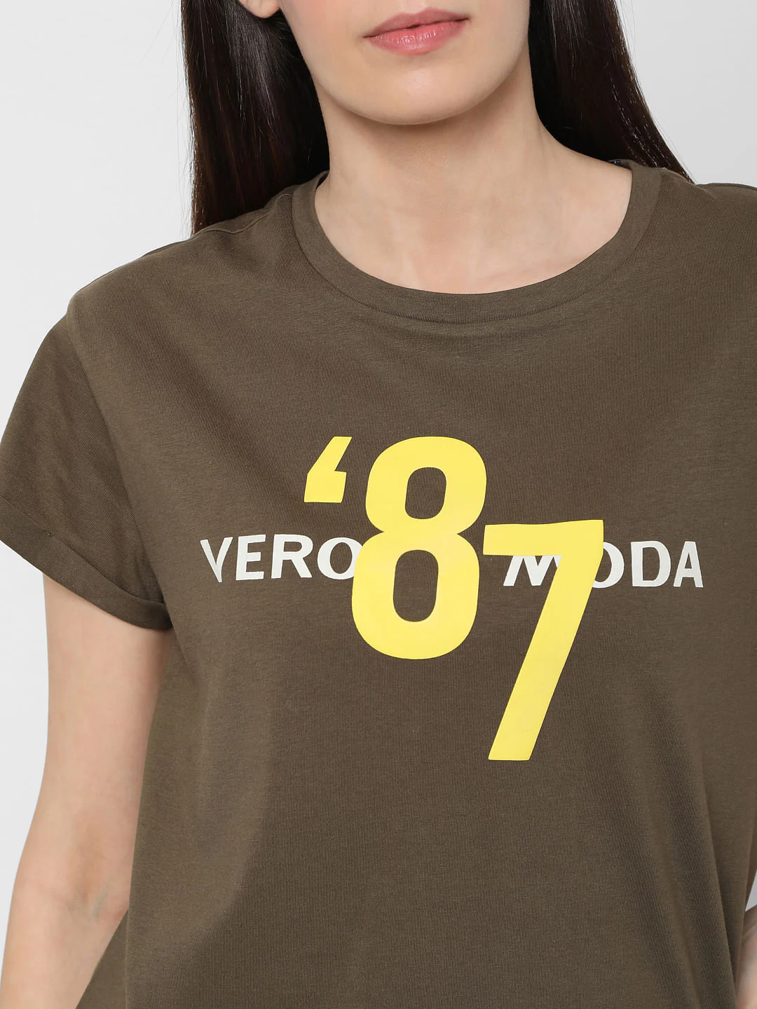 Green Logo Print Lounge T-Shirt - Image 4