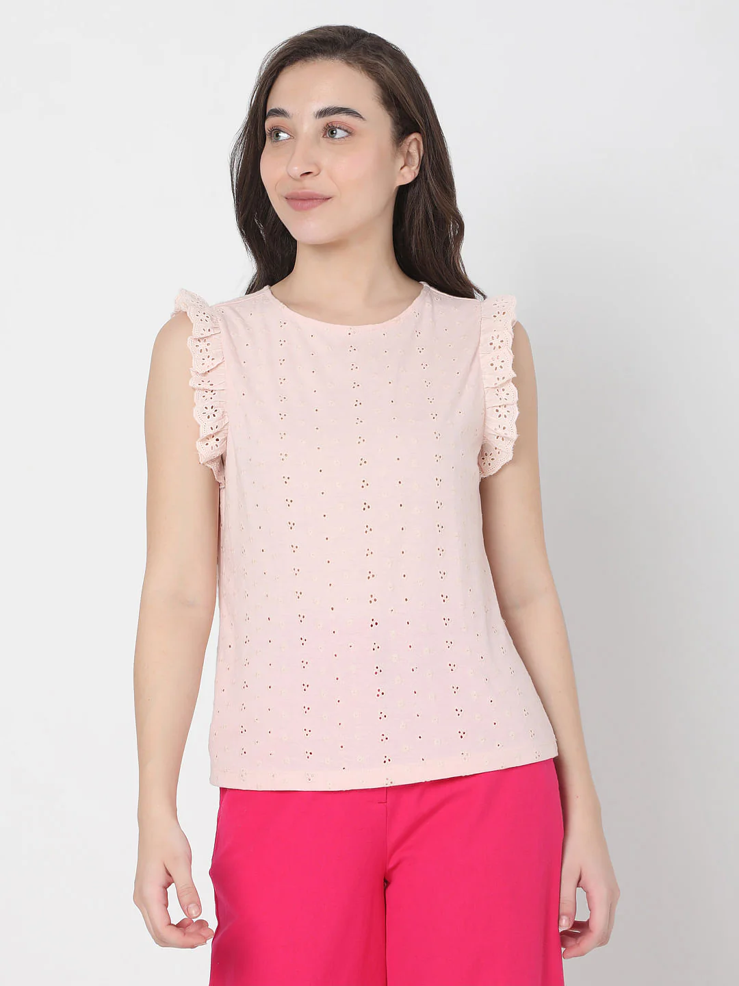 Pink Schiffli Top - Image 2