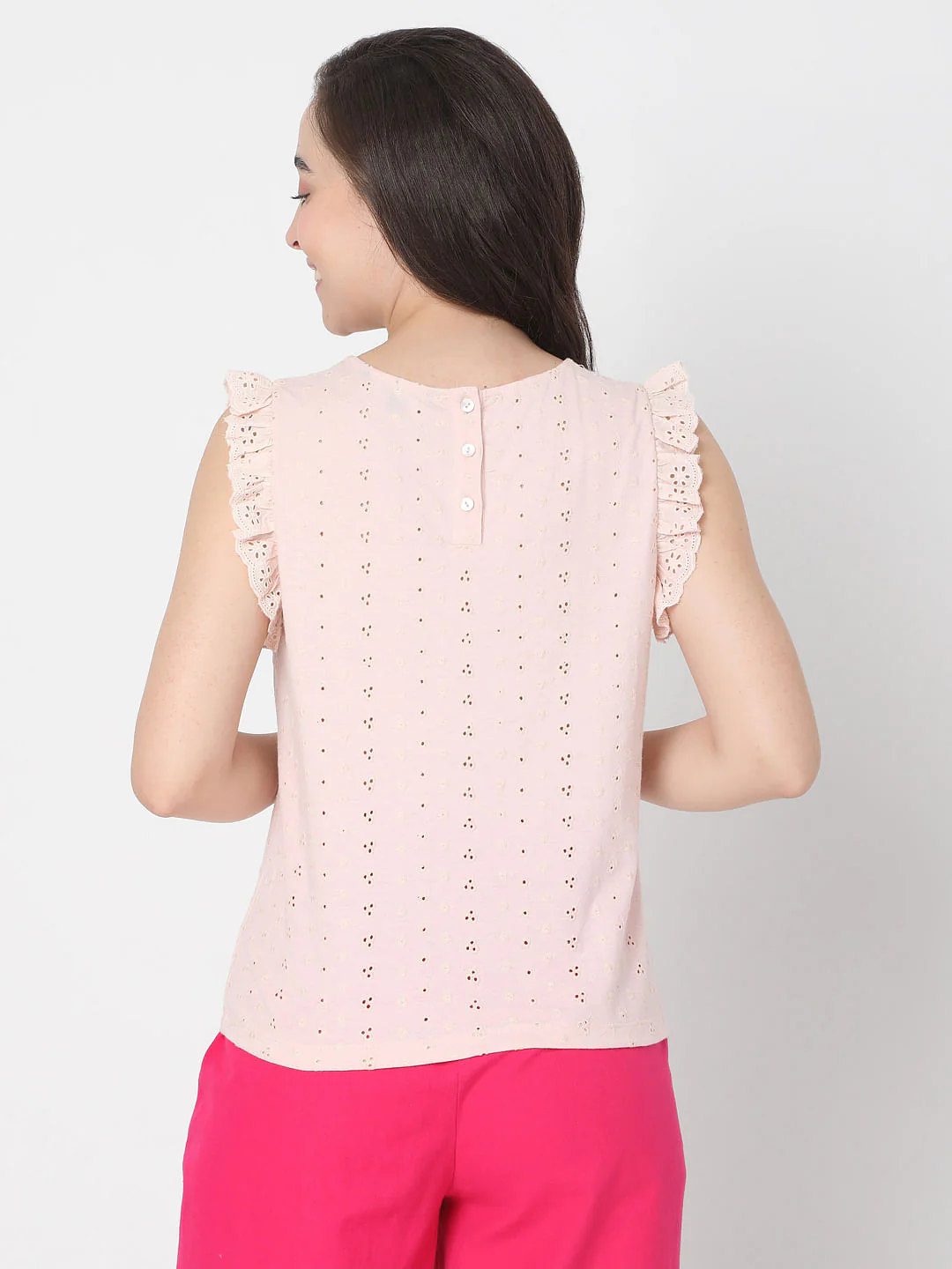 Pink Schiffli Top - Image 4