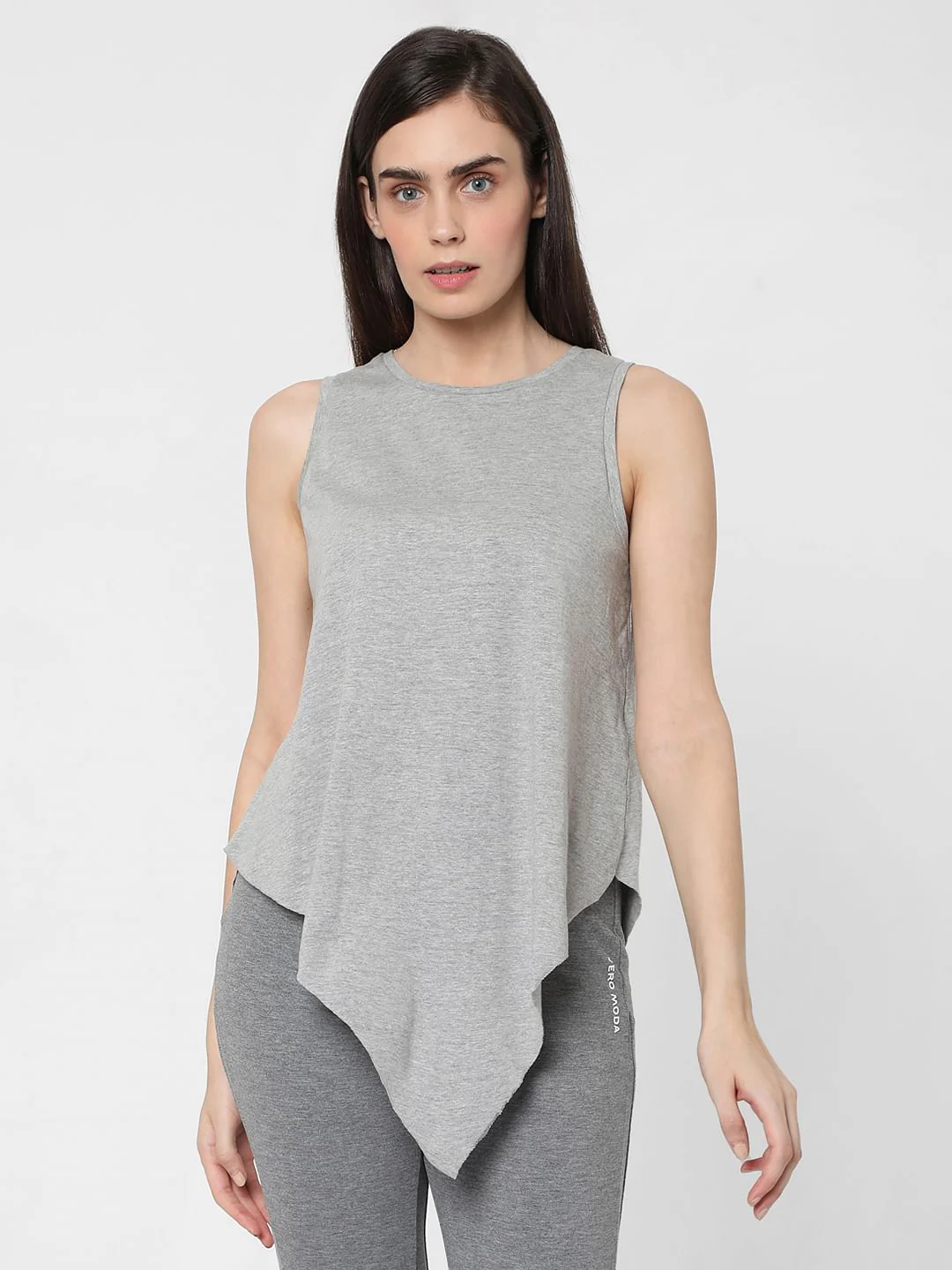 Grey Lounge Tank Top - Image 2