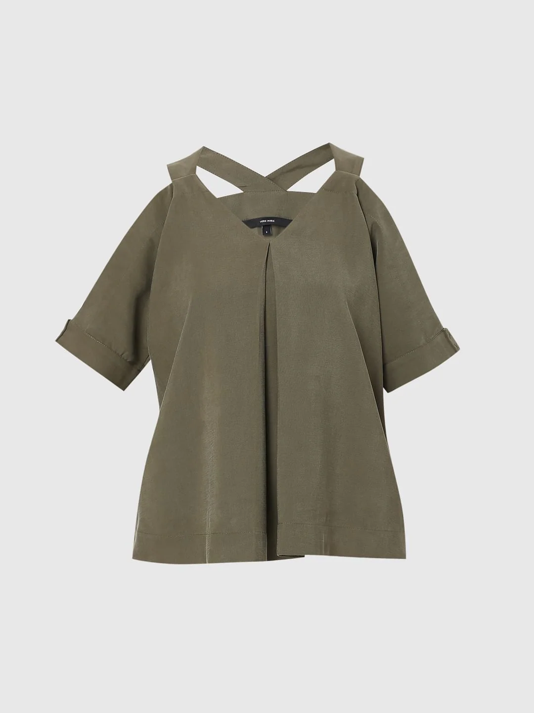Green Cold Shoulder Top - Image 7