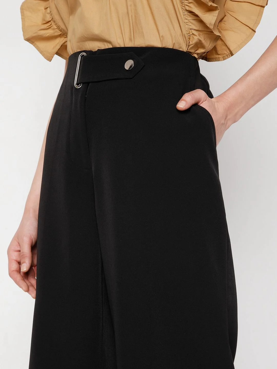 Black Tailored Trousers - Image 5