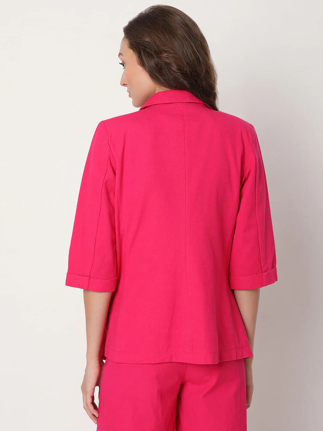 Pink Single Button Co-Ord Set Blazer - Image 4