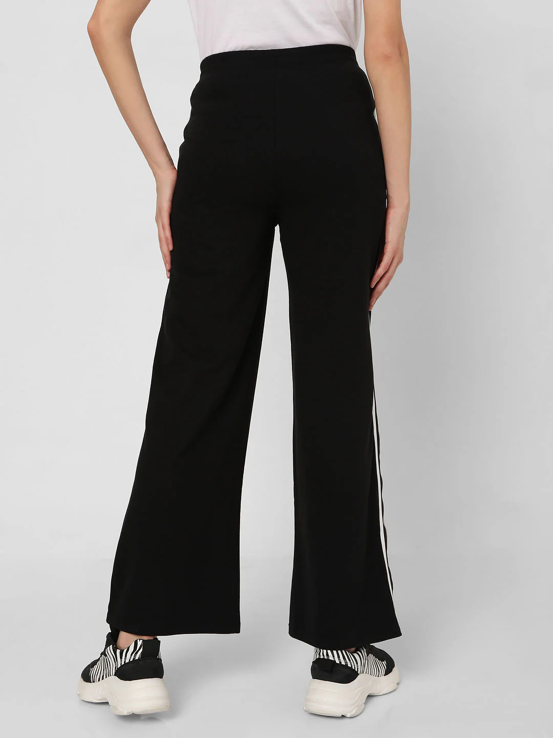 Black Flared Lounge Joggers - Image 4
