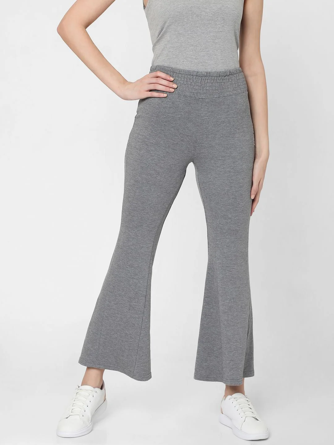 Grey Flared Lounge Pants - Image 2