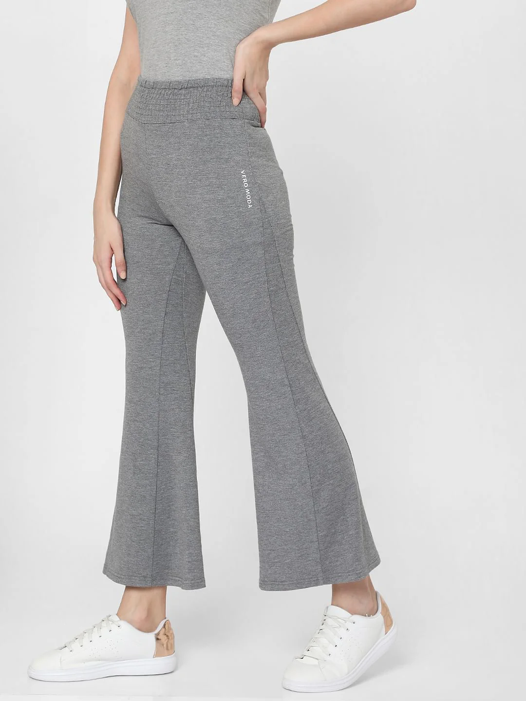 Grey Flared Lounge Pants - Image 3